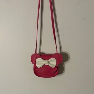 Pink and White Kids Shoulder Bag